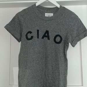 “CIAO” Anthropologie T-shirt EXTRA SMALL